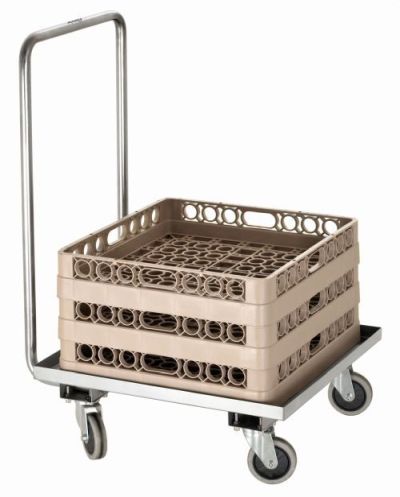Chariot de transport pour casiers vaisselle