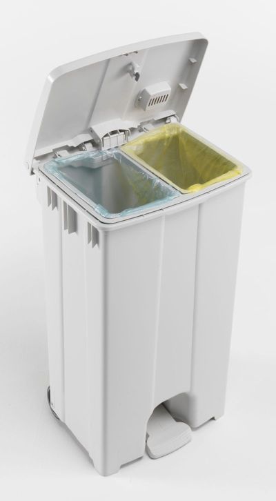 Conteneur écologique 2 X 45l avec porte pastille