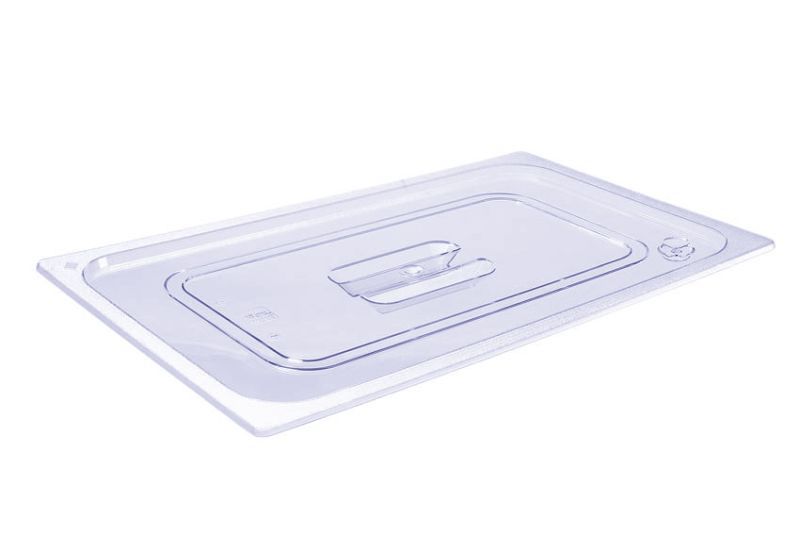 Couvercle plein transparent pour bac GN1/1