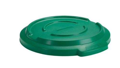 Couvercle vert pour conteneur rond 85 litres