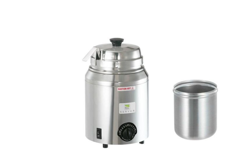 Distributeur de sauces bain marie avec cuillère