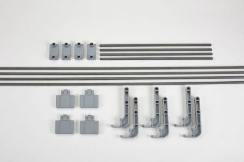Kit de barrières de côtés et d'extrémités pour rayonnage premium