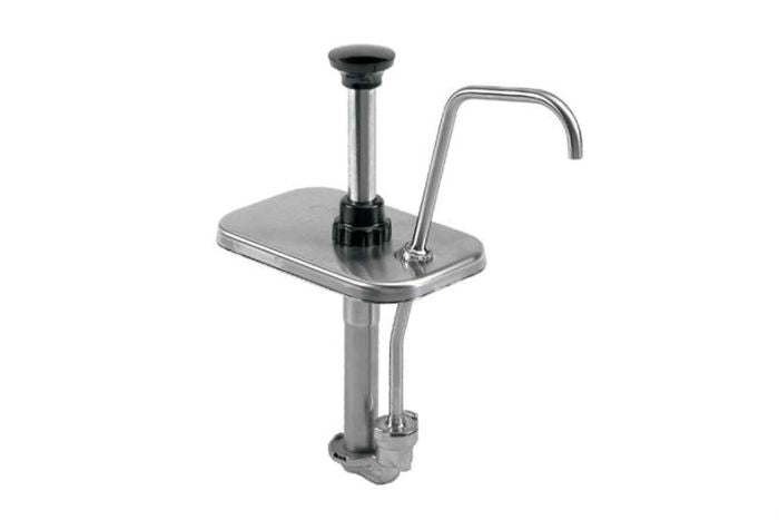 Pompe pour récipient distributeur de sauces et condiments