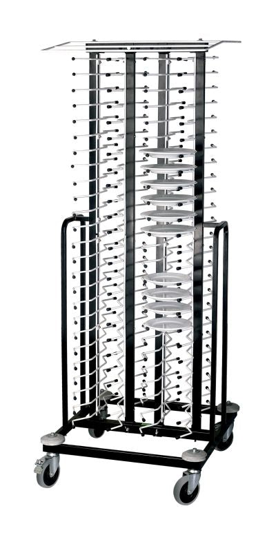 Chariot porte-assiettes mobile 100 assiettes – Usage pro