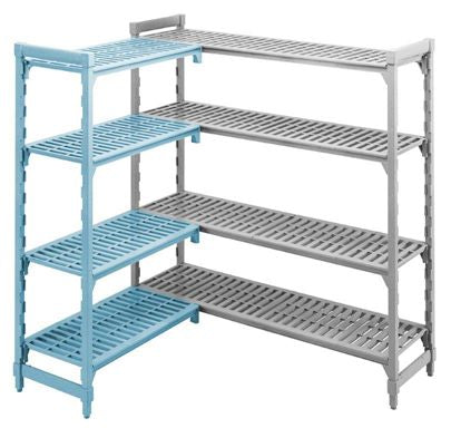 Rayonnage avec raccord d'angles