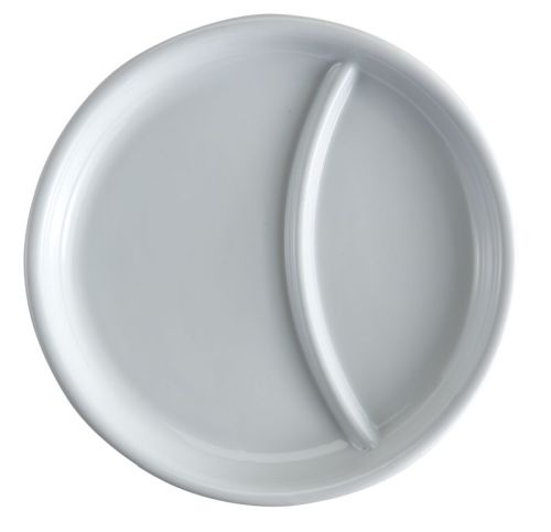 Vaisselle porcelaine plateau isotherme de distribution de repas