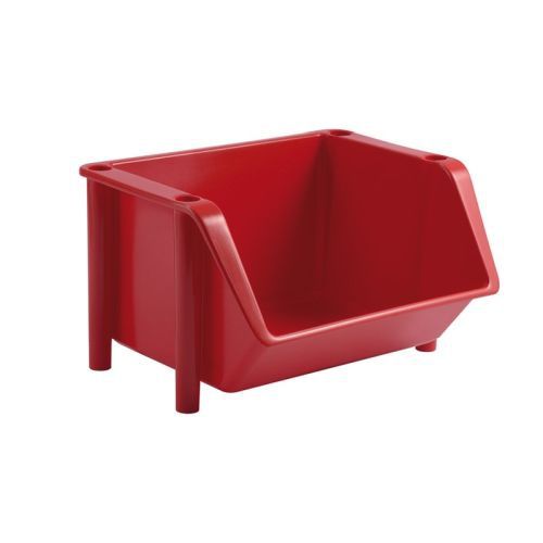 Bac à bec pour distribution alimentaire rouge
