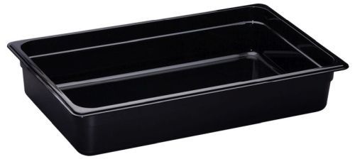 Bac gastro haute température GN1/1 profondeur 100 mm de couleur noire