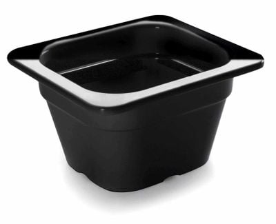 Bac gastro en mélamine noir