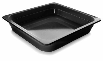 Bac gastro en mélamine noir