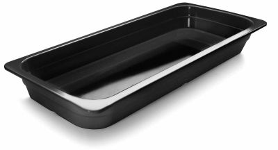 Bac gastro en mélamine noir