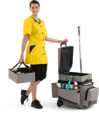 Chariot compact hôtelier fonctionnel