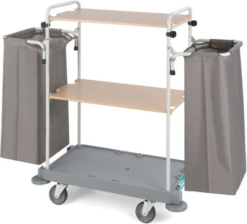 Chariot hôtelier économique modulable avec sacs 90L
