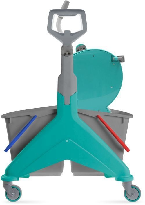 Chariot de lavage spécial CHR avec presse à rouleau
