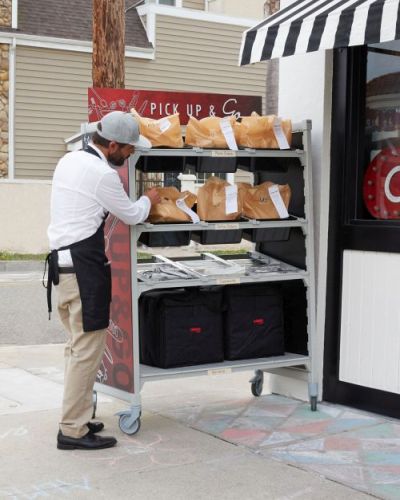 Chariot station de livraison mobile alimentaire