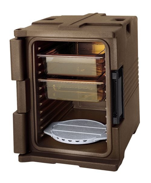 Conteneur isotherme avec plaque chauffante