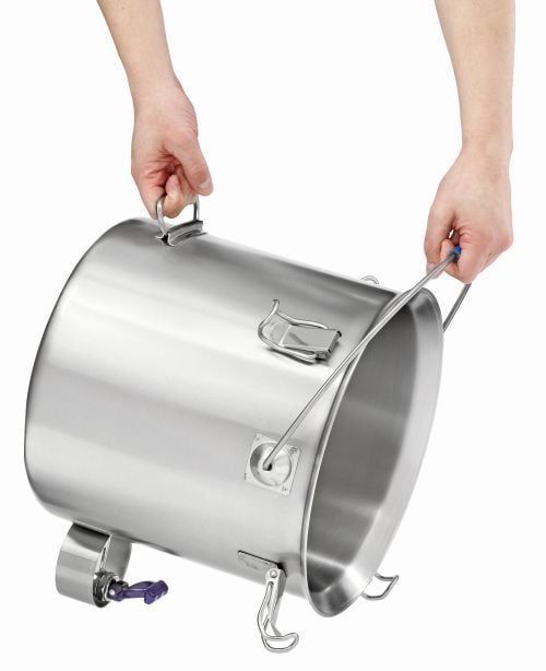 Conteneur isotherme inox avec vidange facile