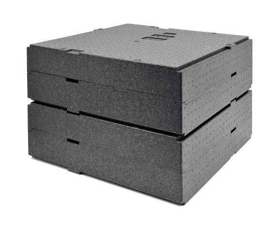 2 conteneurs isothermes spécial pizzas superposés