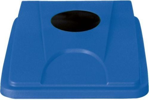Couvercle bleu pour bouteilles et cannettes