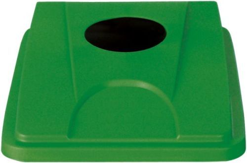 Couvercle vert pour bouteilles et cannettes