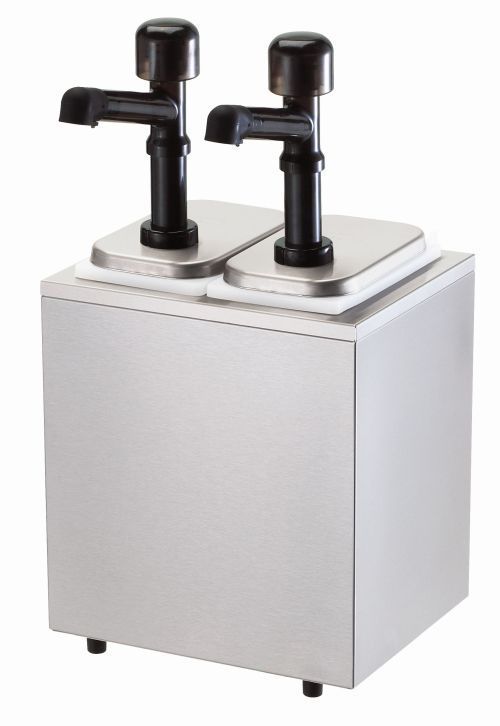 Distributeur de sauce avec 2 pompes