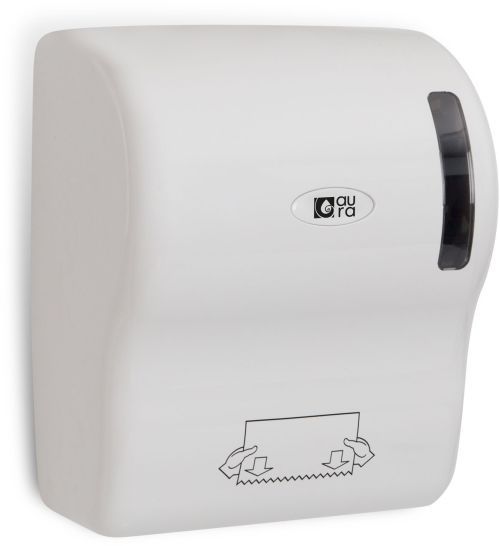 Distributeur d'essuie mains à découpage automatique pour rouleau