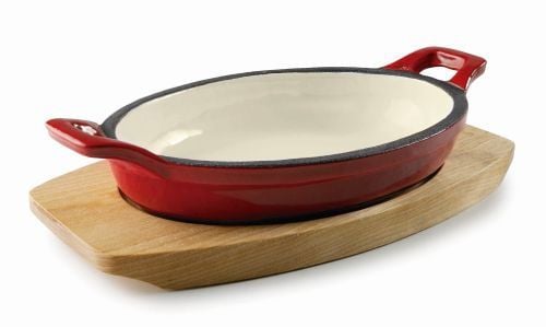 Faitout ovale rouge