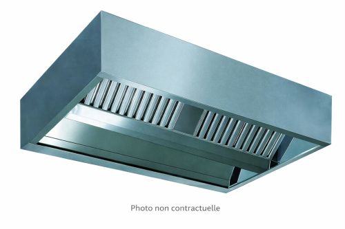 Hotte centrale Zanolli en inox - Sur mesure