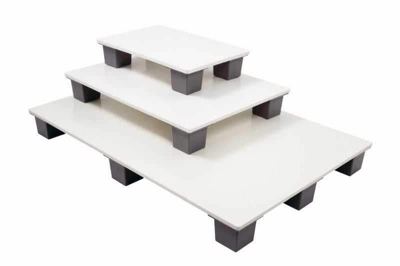 Palettes de stockage alimentaire en chambre froide