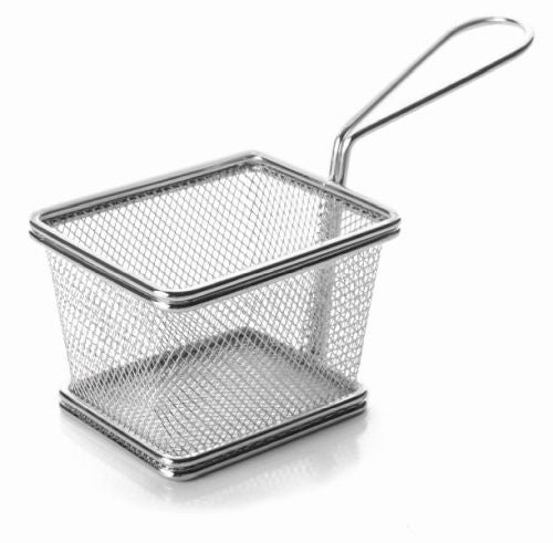 Panier apéritif carré en inox