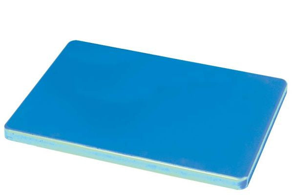 Planche à découper sans rainure 400 X 300 X 20 mm - bleu