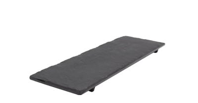 Plat de présentation mélamine noir 31 X 10 X 2 cm