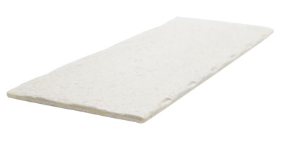 Plat de présentation mélamine marbre blanc 40 X 15 X 2 cm