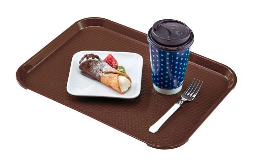 Plateau fast food marron 265 X 345 mm