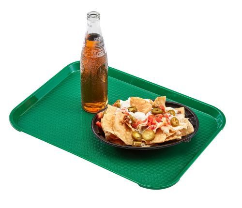 Plateau fast food vert 265 X 345 mm