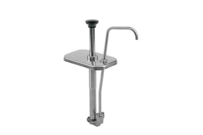 Pompe pour récipient distributeur de sauces et condiments