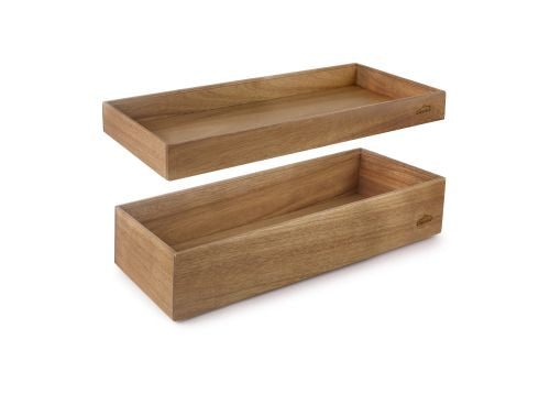 Présentoirs de buffet GN1/3 haut de gamme - 2 hauteurs