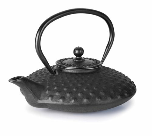 Théière en fonte noire
